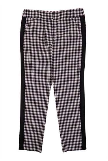 Veronica Beard - Black & White Gingham Crepe Pants