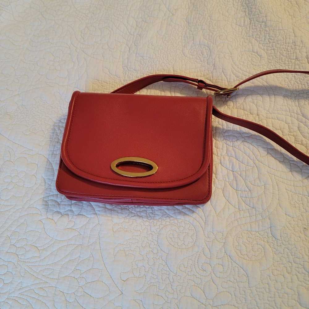 Zara leather cross-body bag, new - image 1