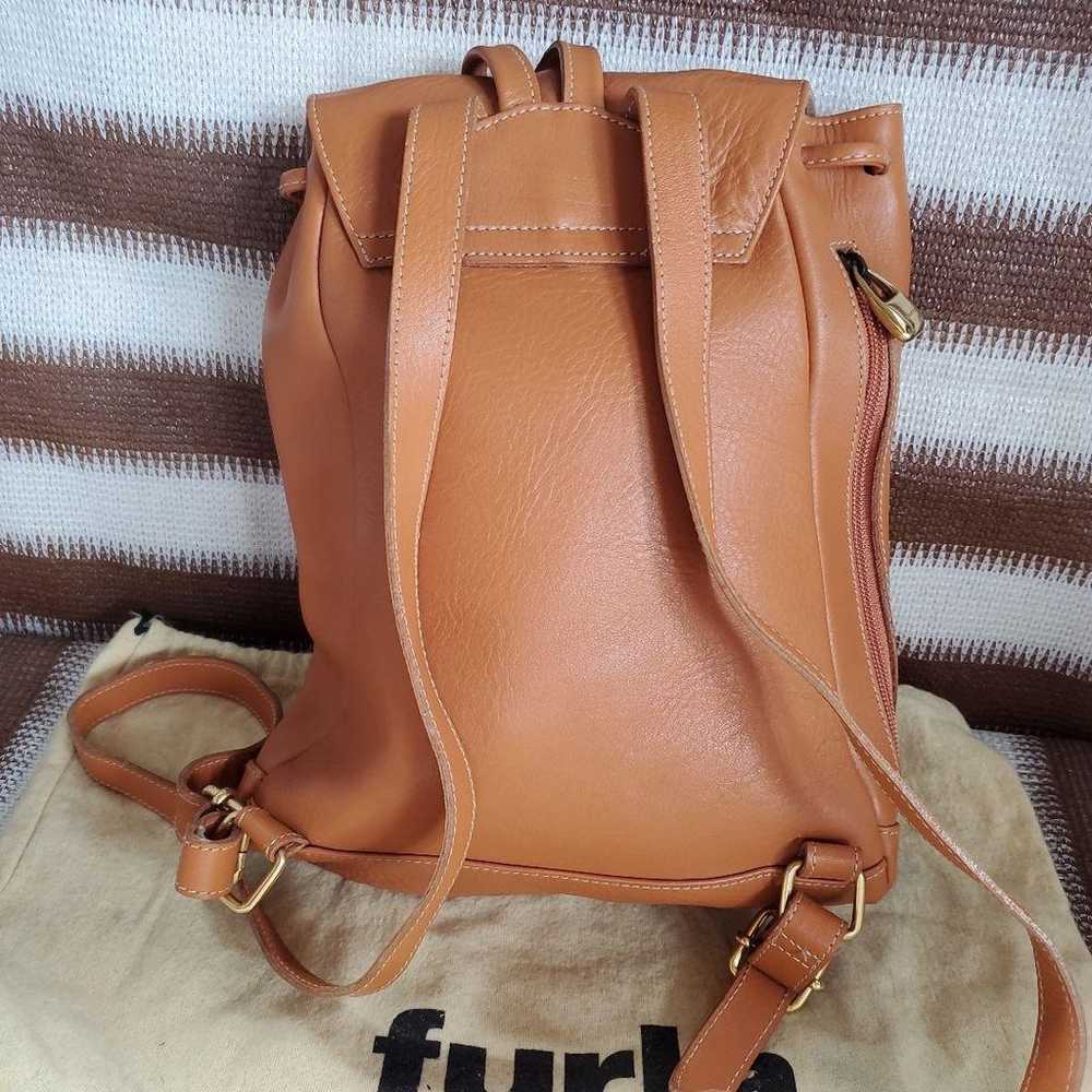 FURLA Leather Backpack Brown - image 3