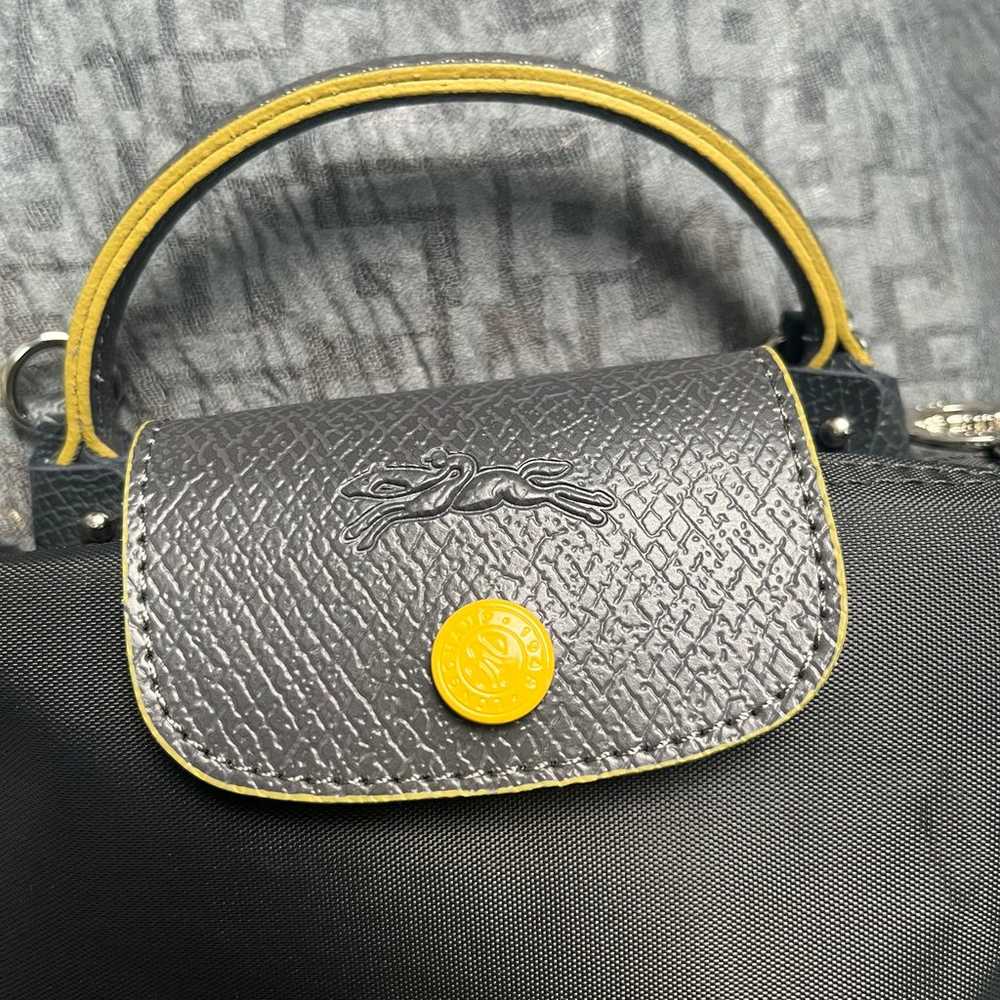 Longchamp bag middle black - image 3