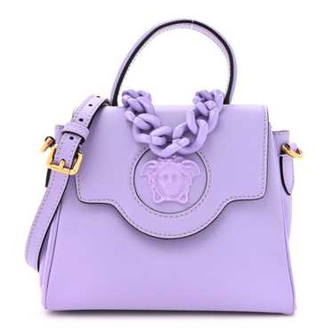 VERSACE Calfskin Medusa Small Top Handle Handbag … - image 1