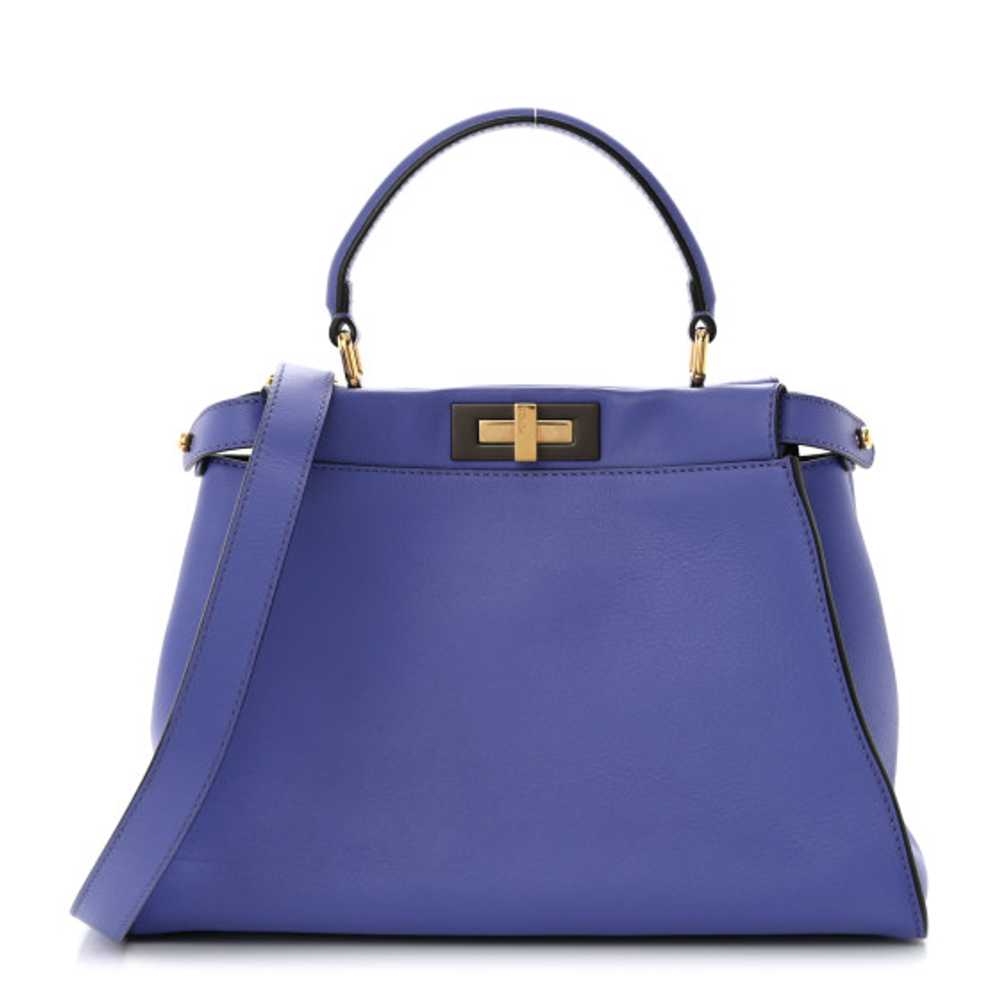 FENDI Vitello Seta Medium Peekaboo Iconic Satchel… - image 1