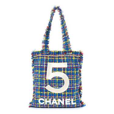 CHANEL Tweed N5 Tote White Multicolor - image 1