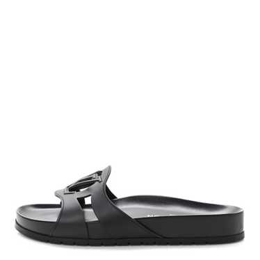 LOUIS VUITTON Calfskin LV Isola Flat Sandals 39 B… - image 1