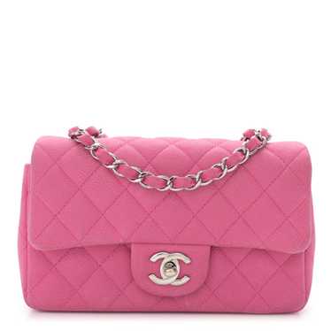 CHANEL Iridescent Caviar Quilted Mini Rectangular 