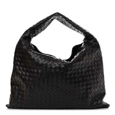 BOTTEGA VENETA Nappa Intrecciato Large Hop Fondant