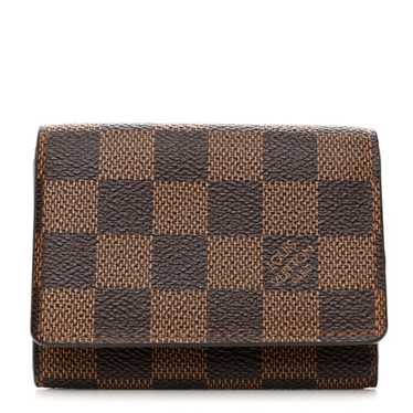 LOUIS VUITTON Damier Ebene Business Card Holder