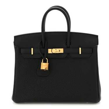 HERMES Togo Birkin 25 Black - image 1