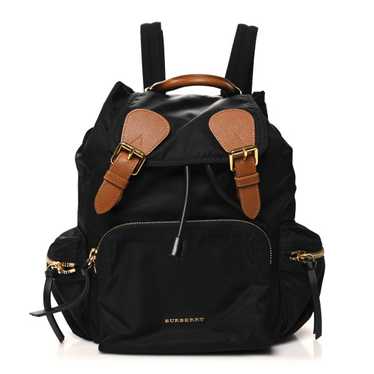 BURBERRY Nylon Medium Rucksack Backpack Black