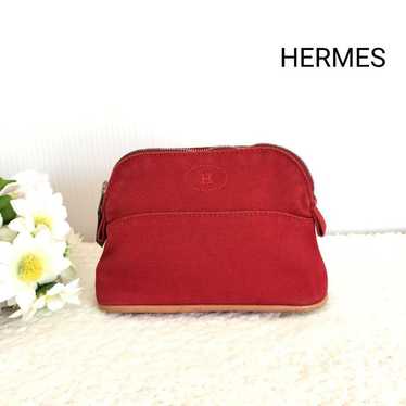 ☆HERMES☆ Bolide Mini Pouch Red