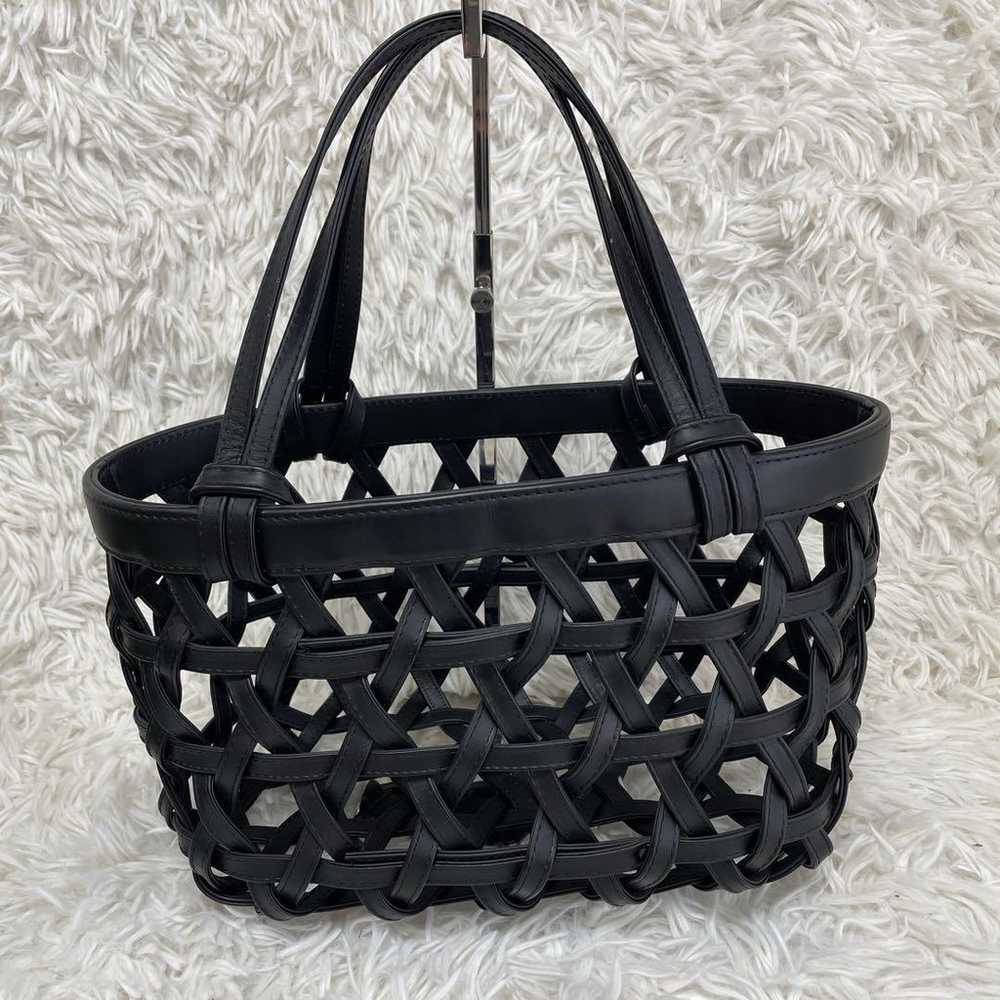 【Rare】Feiler Tote Bag, Basket Bag, 2-Way Bag, Gol… - image 6