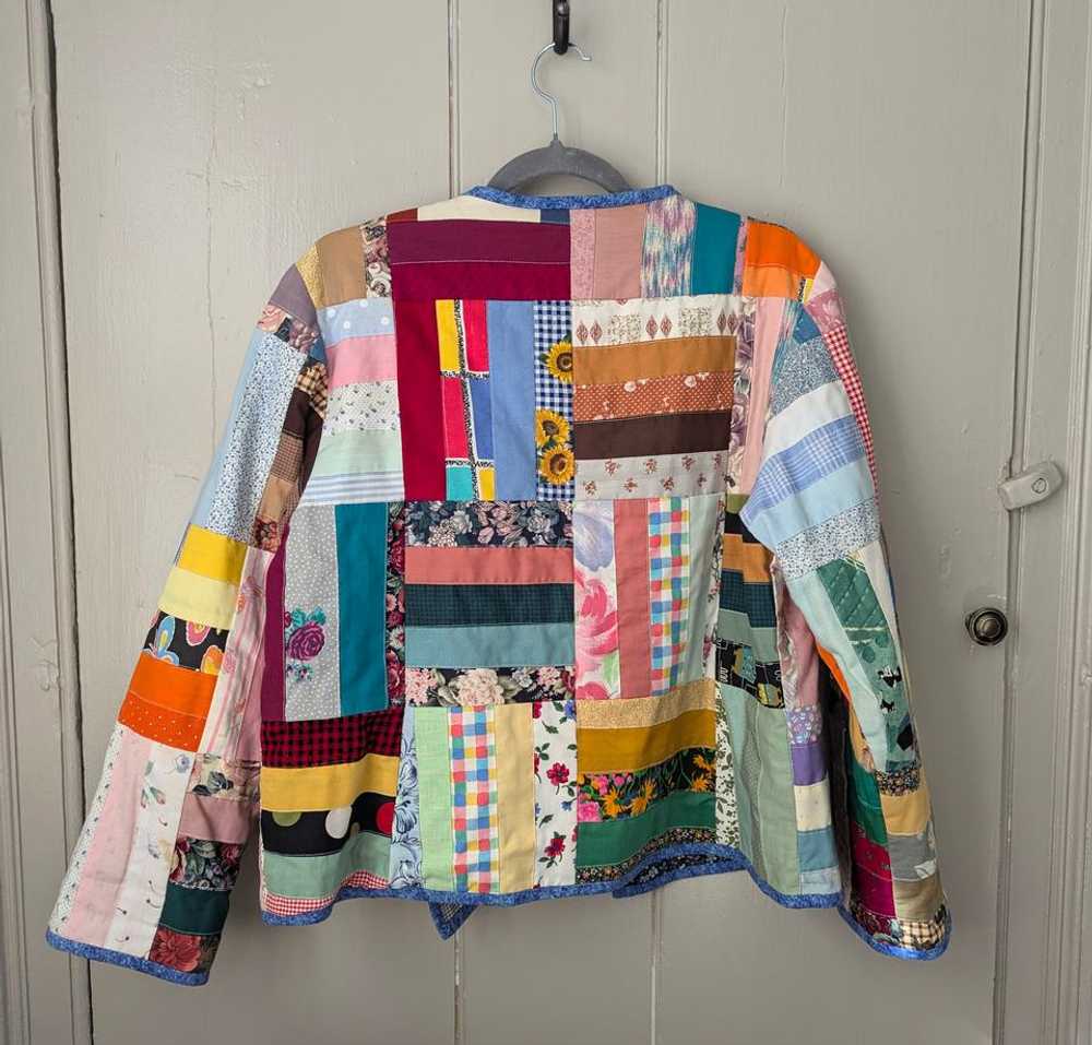 Random Vintage Patchwork Quilt Jacket (S) | Used,… - image 6