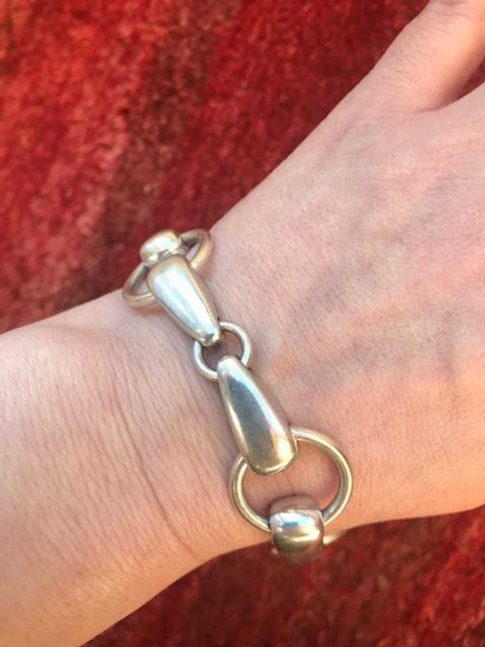 Georg Jensen Denmark Vintage snaffle bit chunky… - image 3