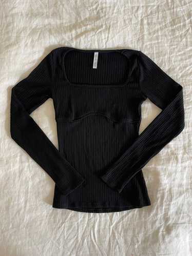 Rachel Pally Rib Ember Long Sleeve Top (XS) | Used