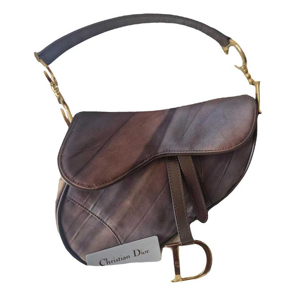 Dior Saddle Vintage cloth handbag - image 1