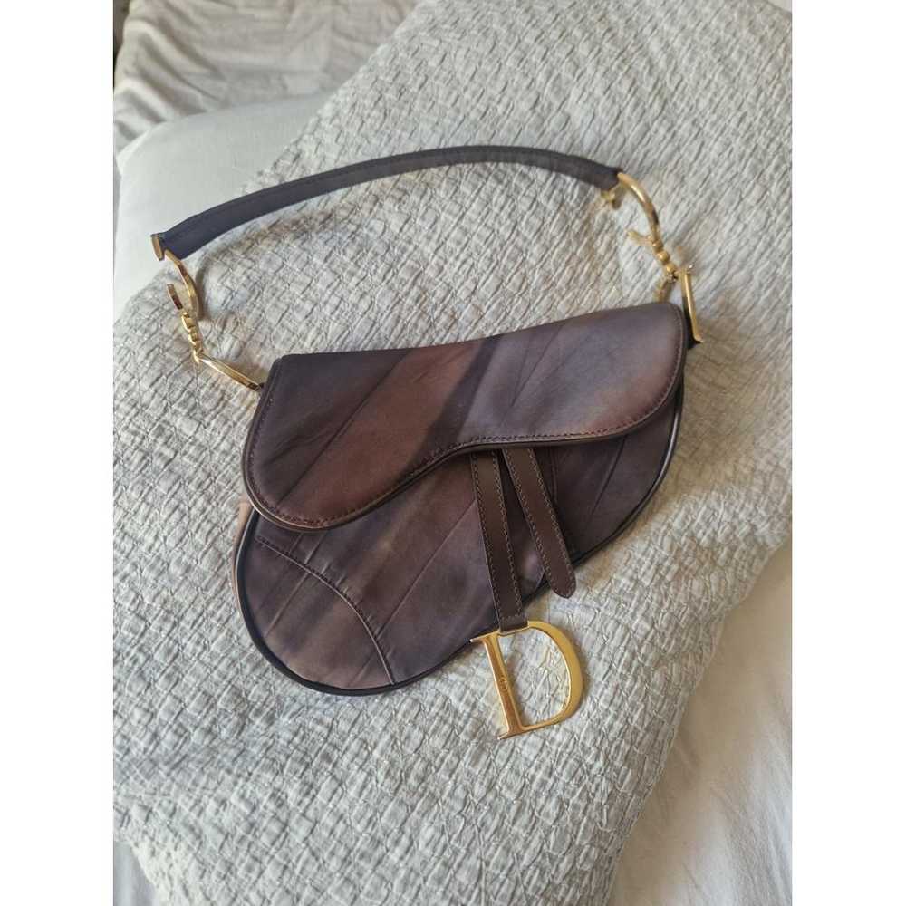 Dior Saddle Vintage cloth handbag - image 2