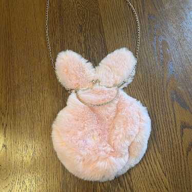 Women’s Bunny Rabbit Shaped Plush Crossbody Purse… - image 1