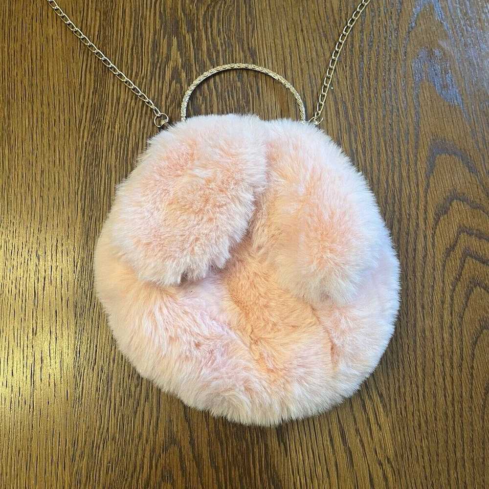 Women’s Bunny Rabbit Shaped Plush Crossbody Purse… - image 2