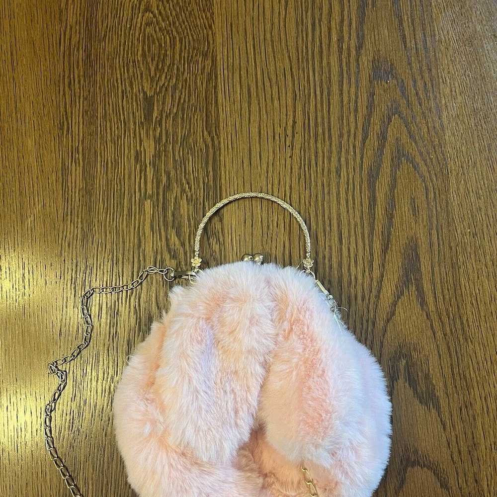 Women’s Bunny Rabbit Shaped Plush Crossbody Purse… - image 6