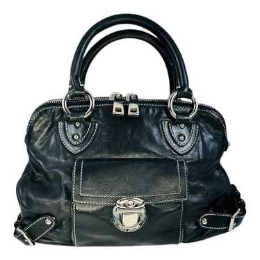 Marc Jacobs Black Leather selling Venetia Satchel Bag