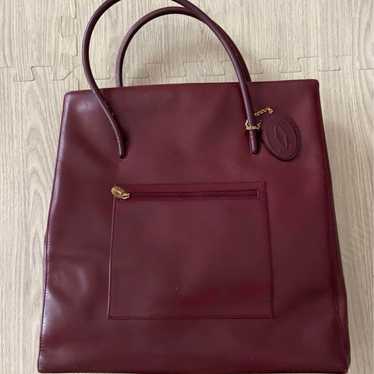 Cartier Must Line Leather Tote Bag Business - image 1