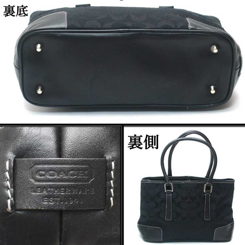 ◉Coach◉ Black / Signature / Handbag - image 2