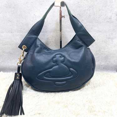 Vivienne Westwood Handbag Orb Tassel Navy