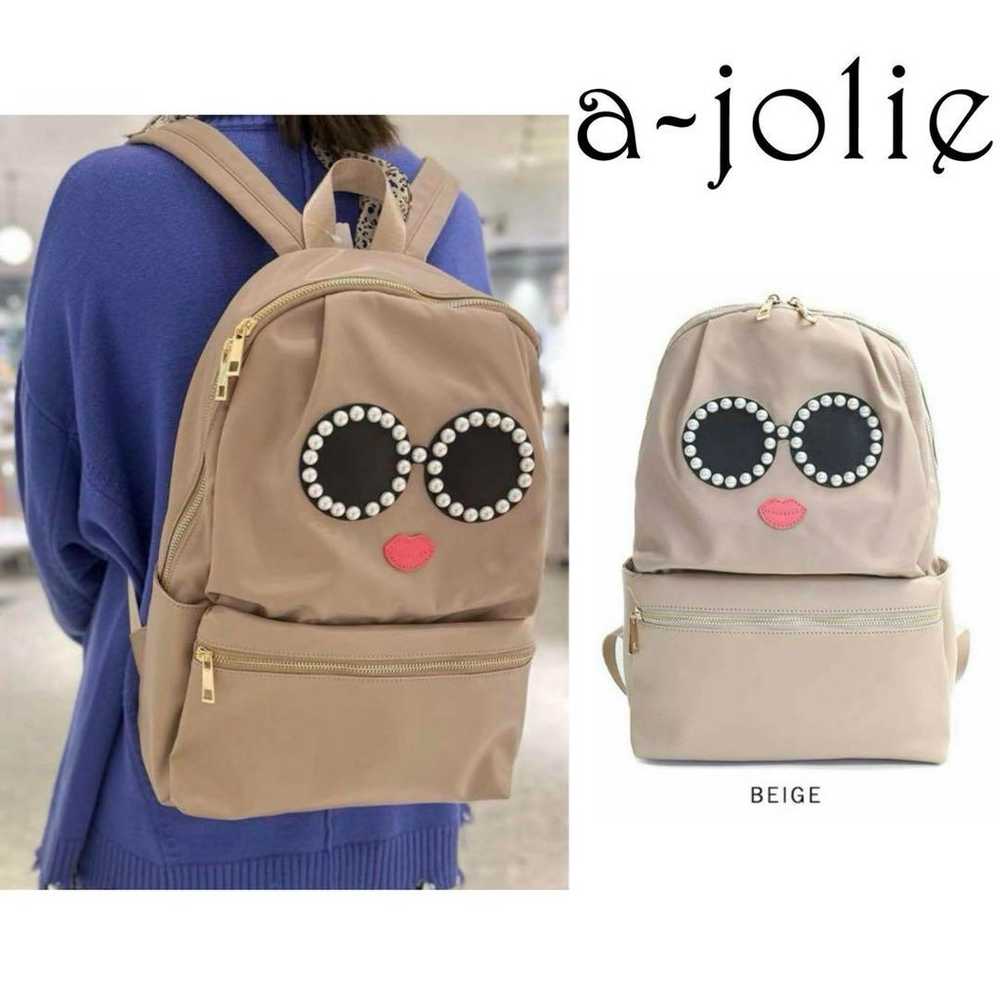 【Hard to Obtain】a-jolie Pearl Sunglasses Backpack… - image 1