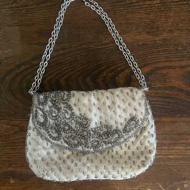 Vintage Fine Arts Bag buy Co. Silver Sequin