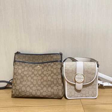 Coach shops crossbody bag two piece set