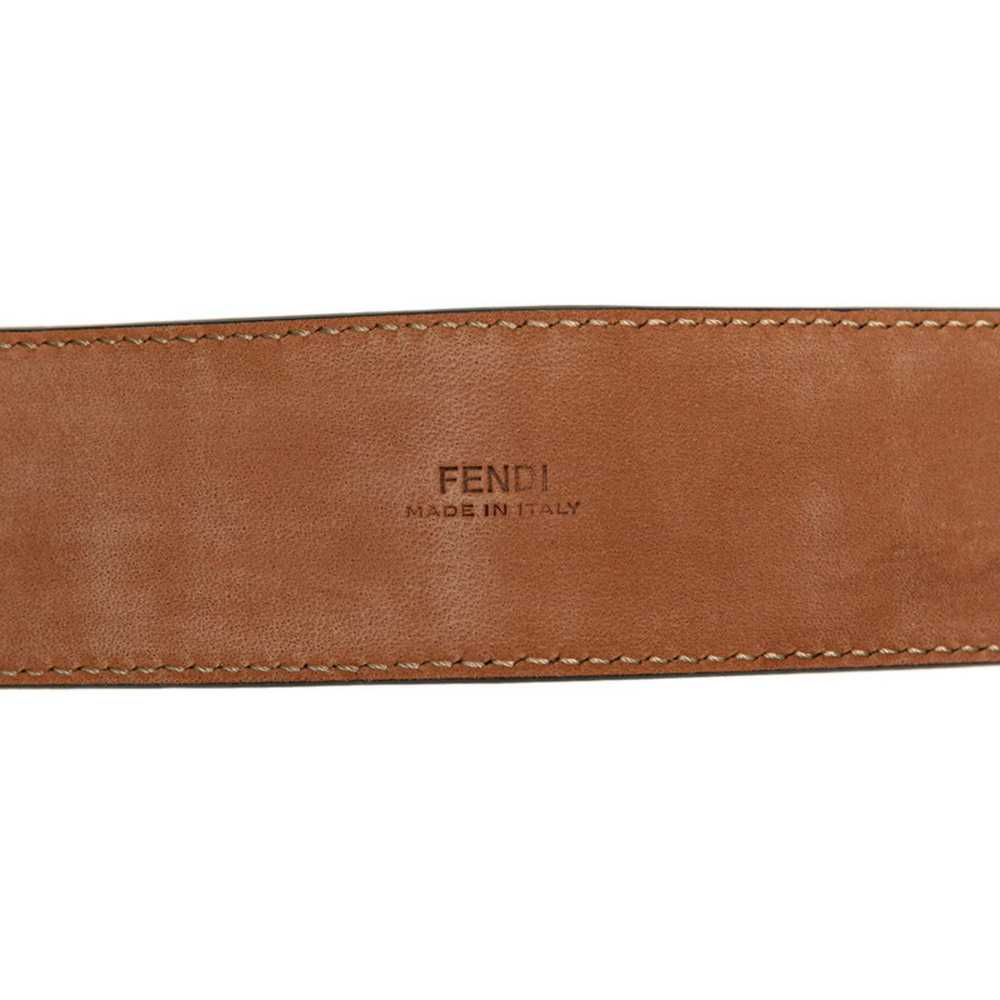 Fendi FENDI ZUCCA BELT 80/32 BROWN PVC WOMEN'S - image 7