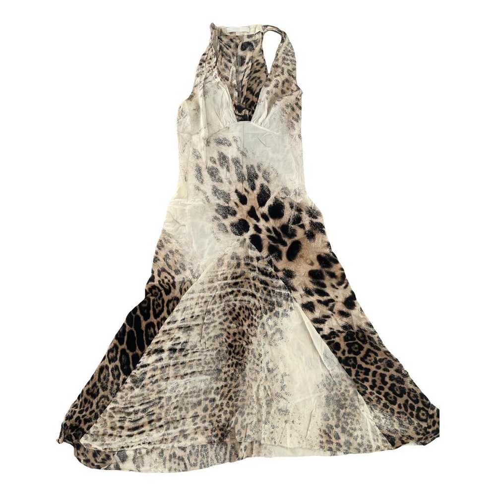 Roberto Cavalli Silk mid-length dress - image 1