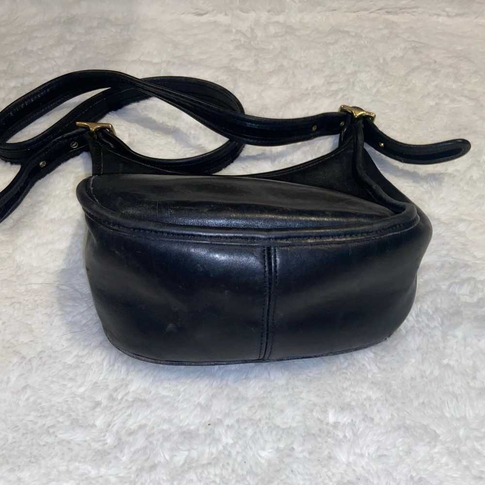 Vintage COACH Legacy Janice Black Leather Crossbo… - image 3