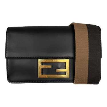 Fendi Flat Baguette leather crossbody bag