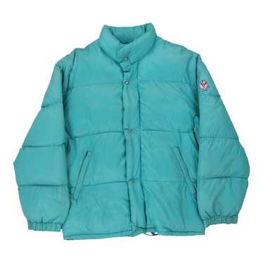 1980s Moncler Puffer - XL Blue Nylon - image 1