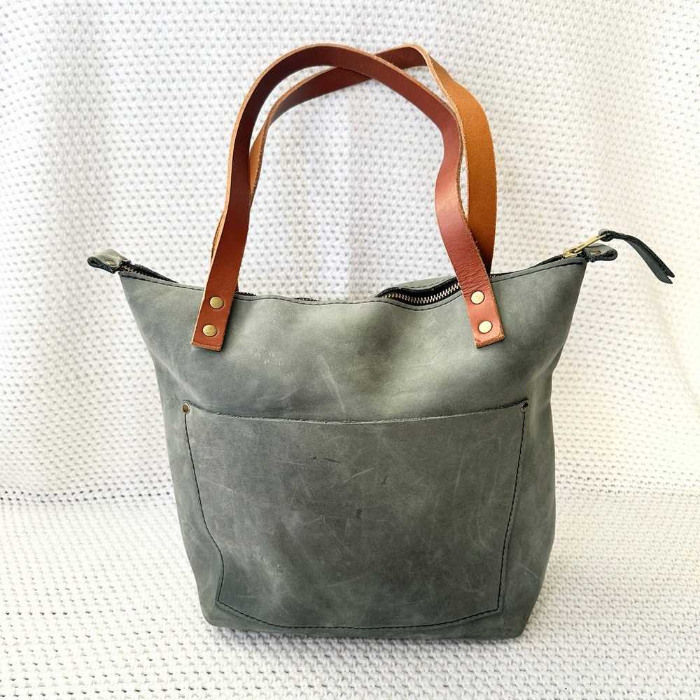 Portland Leather Goods Classic Open Medium Tote S… - image 12