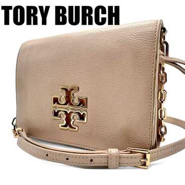 【Excellent Condition】TORY BURCH Beige Shoulder Bag - image 1