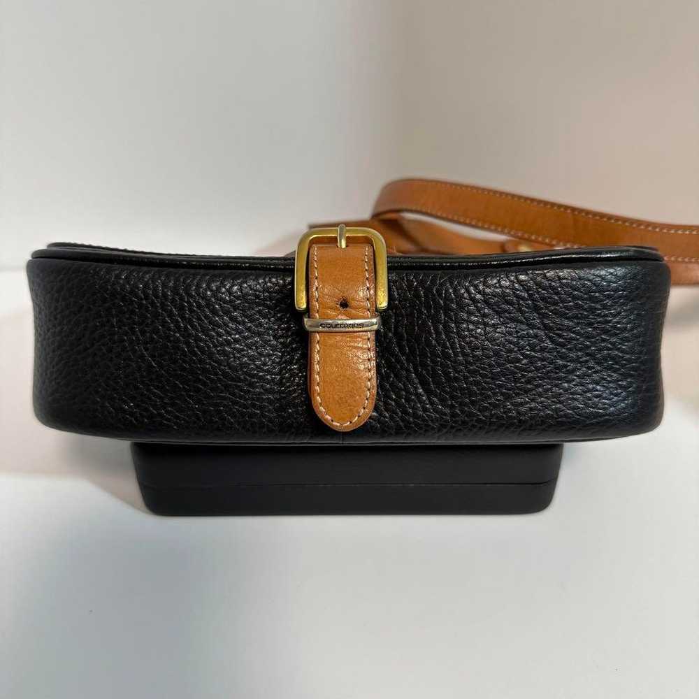 Craie Vintage Shoulder Bag Leather Black Grained … - image 10