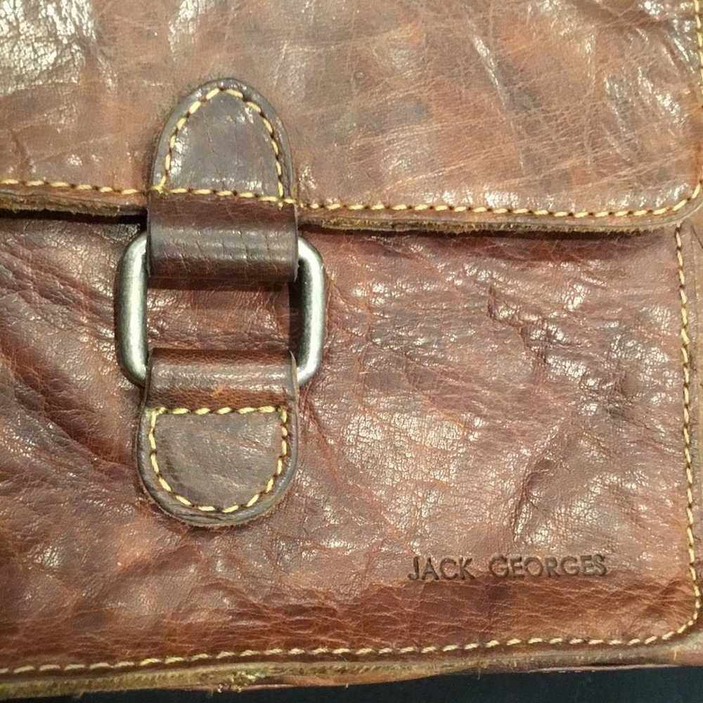 Vintage Jack Georges Leather crossbody bag - image 2