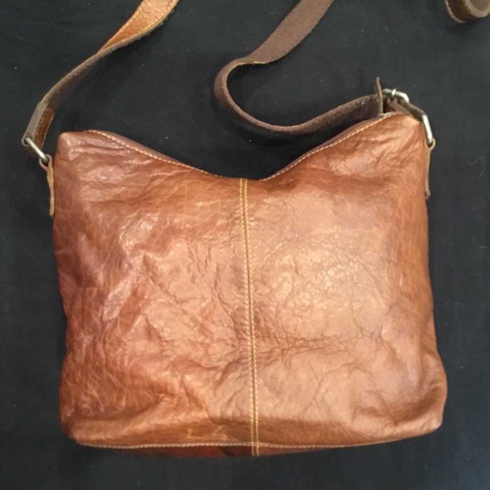 Vintage Jack Georges Leather crossbody bag - image 4