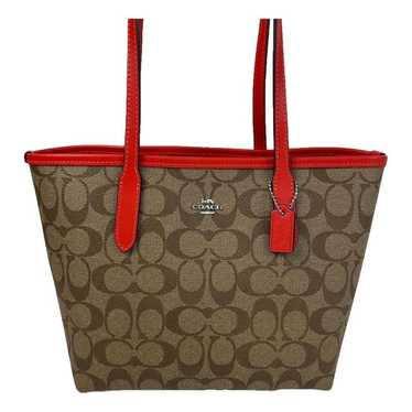 Coach Leather tote