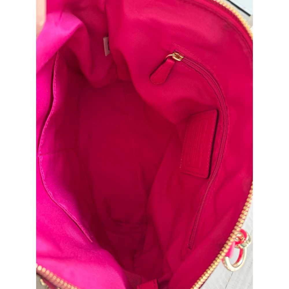 Coach Kelsey Pebbled Leather Satchel in Fuchsia C… - image 10