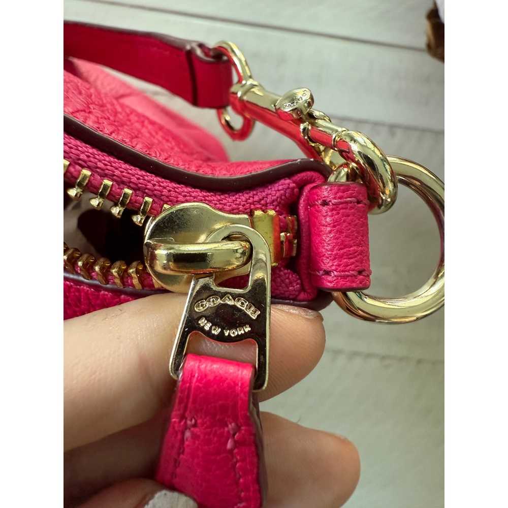 Coach Kelsey Pebbled Leather Satchel in Fuchsia C… - image 7