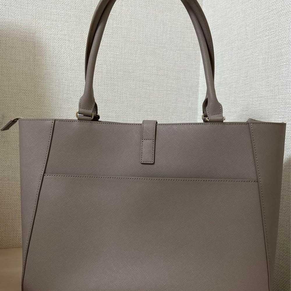 Agnes b. UAS01-03 Tote Bag Beige - image 3