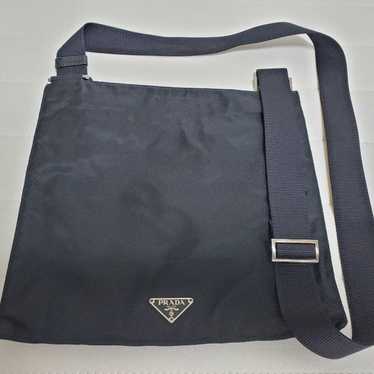 PRADA Black Shoulder Bag with Storage Bag Triangle