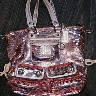 Coach sequin PINK spotlight limited edition purse… - image 1