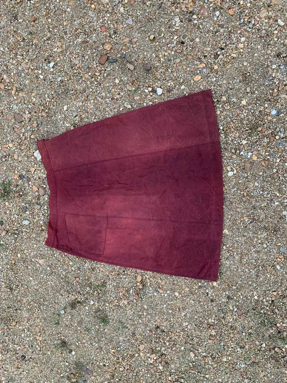 A.P.C. × Vintage A. P. C mini Skirt faded maroon - image 1