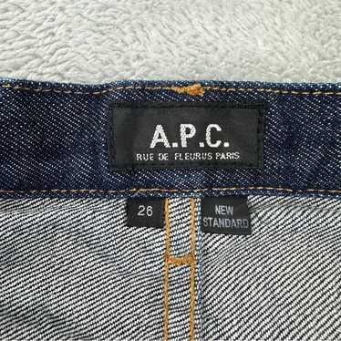 A.P.C. APC New Standard Button Fly Red Stitch Sel… - image 1