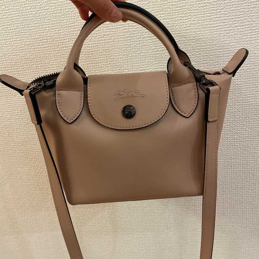 Longchamp Le Pliage Extra XS Pink Beige Bag - image 1