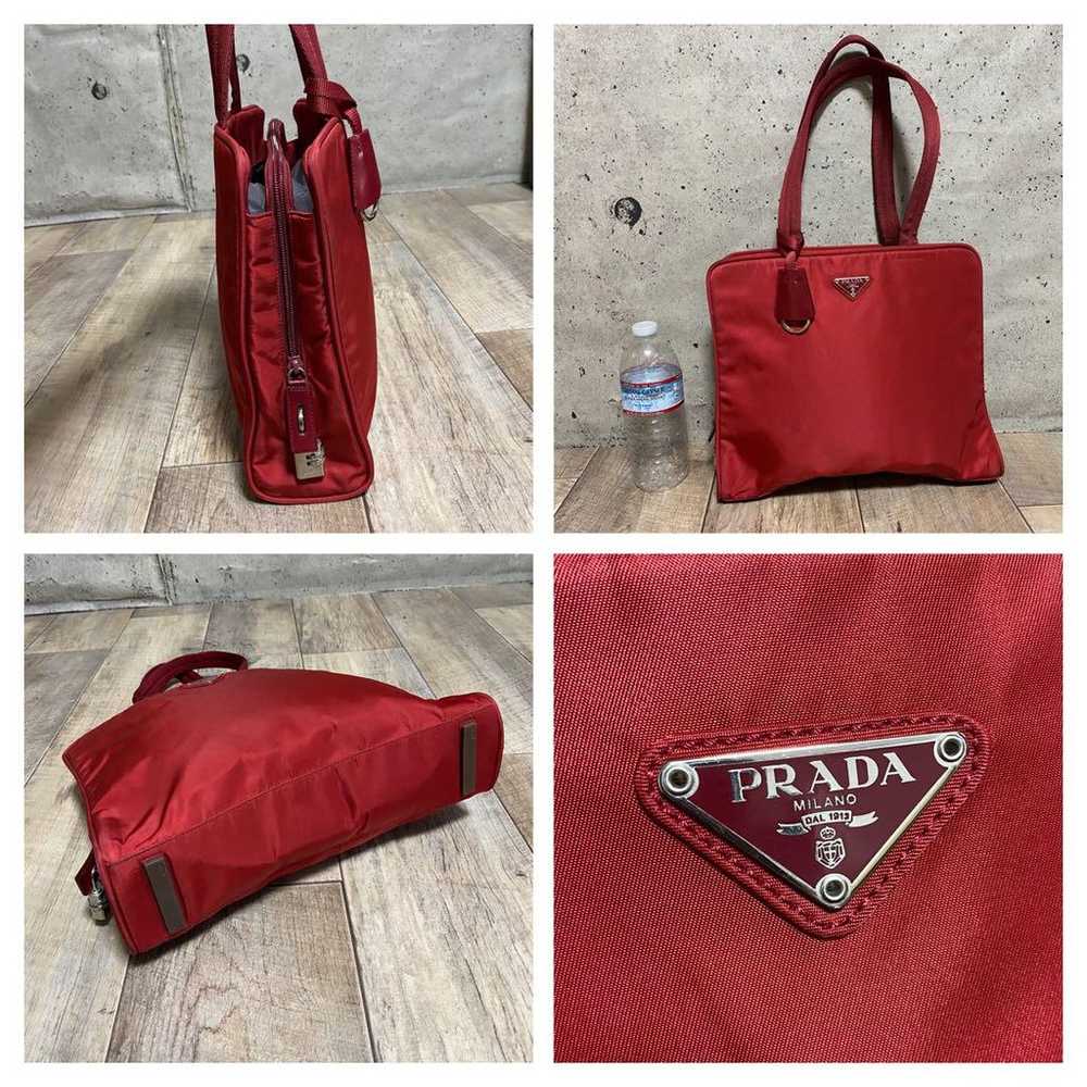 Authentic ☆ Prada Tessuto Nylon Handbag Triangle … - image 5